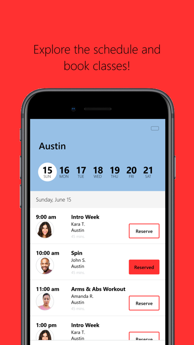 Integral Pilates ATX iPhone screenshot 3 - Health & Fitness app
