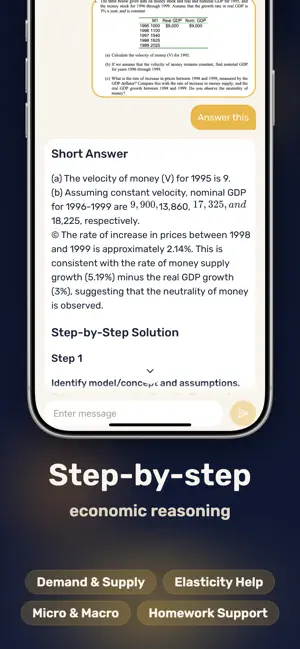 Economics Homework Helper AI screenshot 2