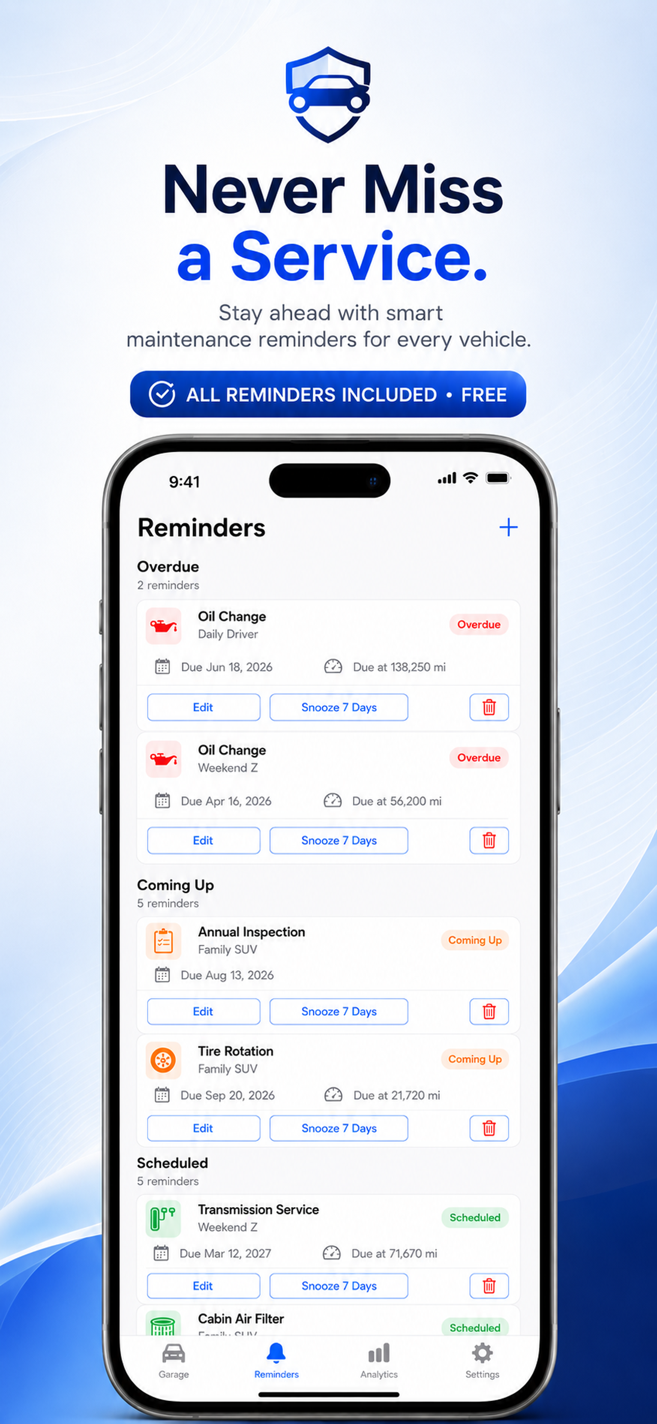 CarKeeper: Maintenance Log screenshot 4