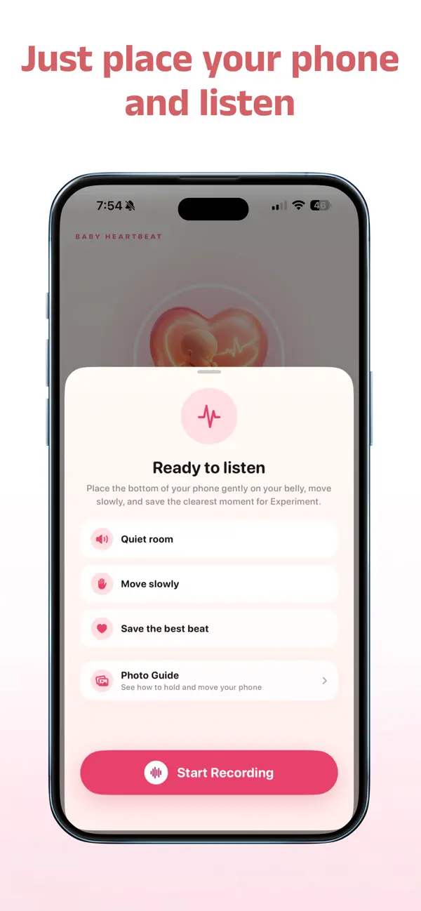 Screenshot #2 pour Baby Heartbeat Monitor - Lulla