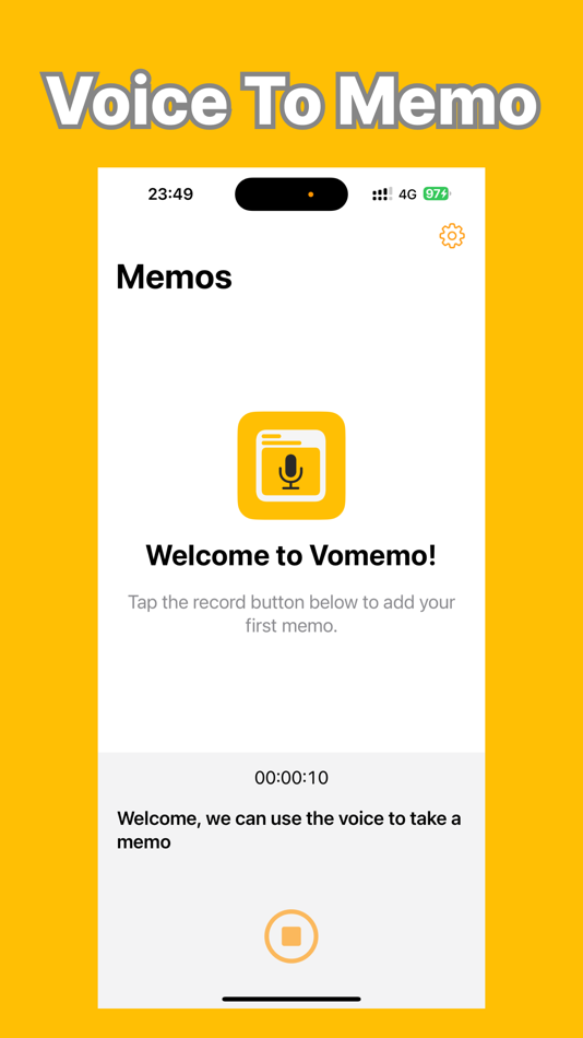 #1. Vomemo - Voice To Memo (iOS) 由: 颖 胡