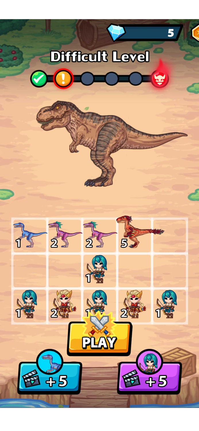 Dino Merge Master Fight  Run