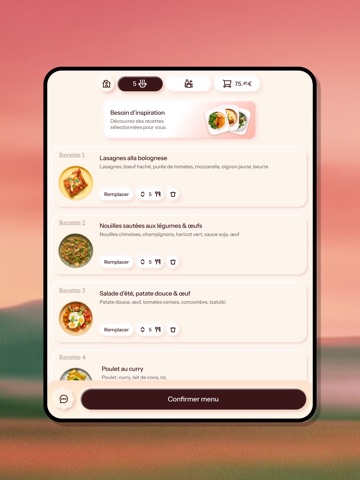 Jowzi - l'IA pour vos courses iPad screenshot 3