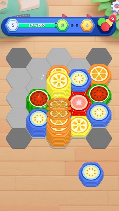 Fruitagon: Stack Sort Screenshot
