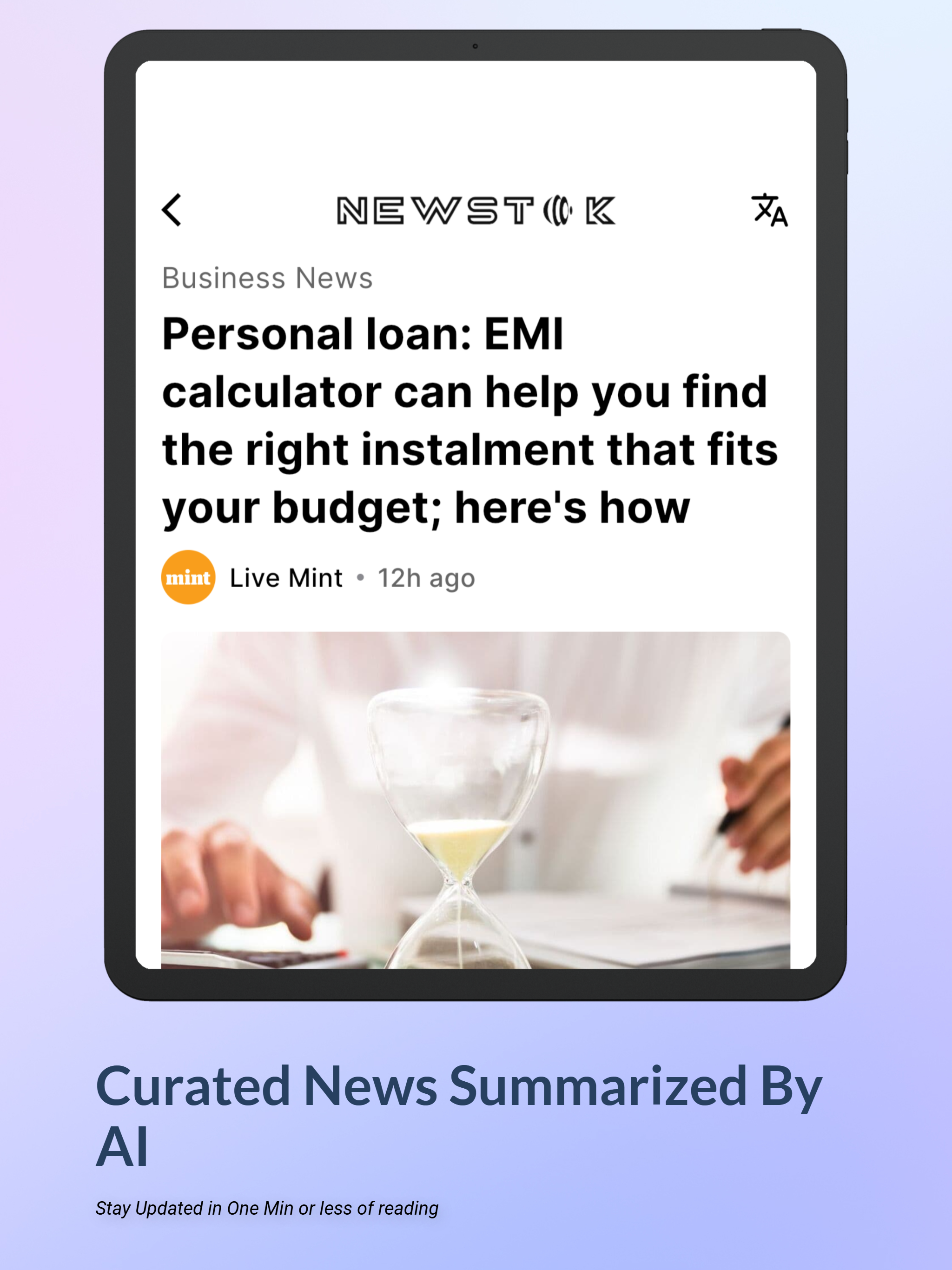 NewsTok: Summarized News Video