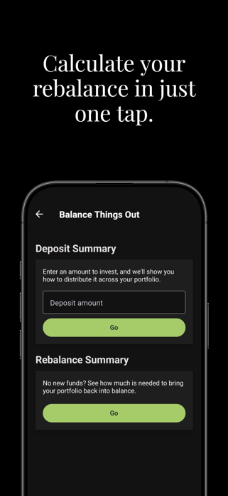Balanceport - ETF Allocator Screenshot 3 of 5
