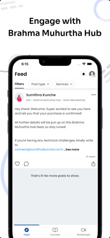 Brahma Muhurtha Hub iPhone screenshot