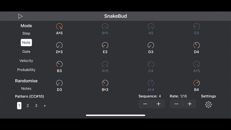 SnakeBud - AUv3 MIDI Sequencer