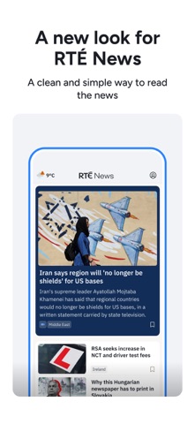 RTÉ News screenshot