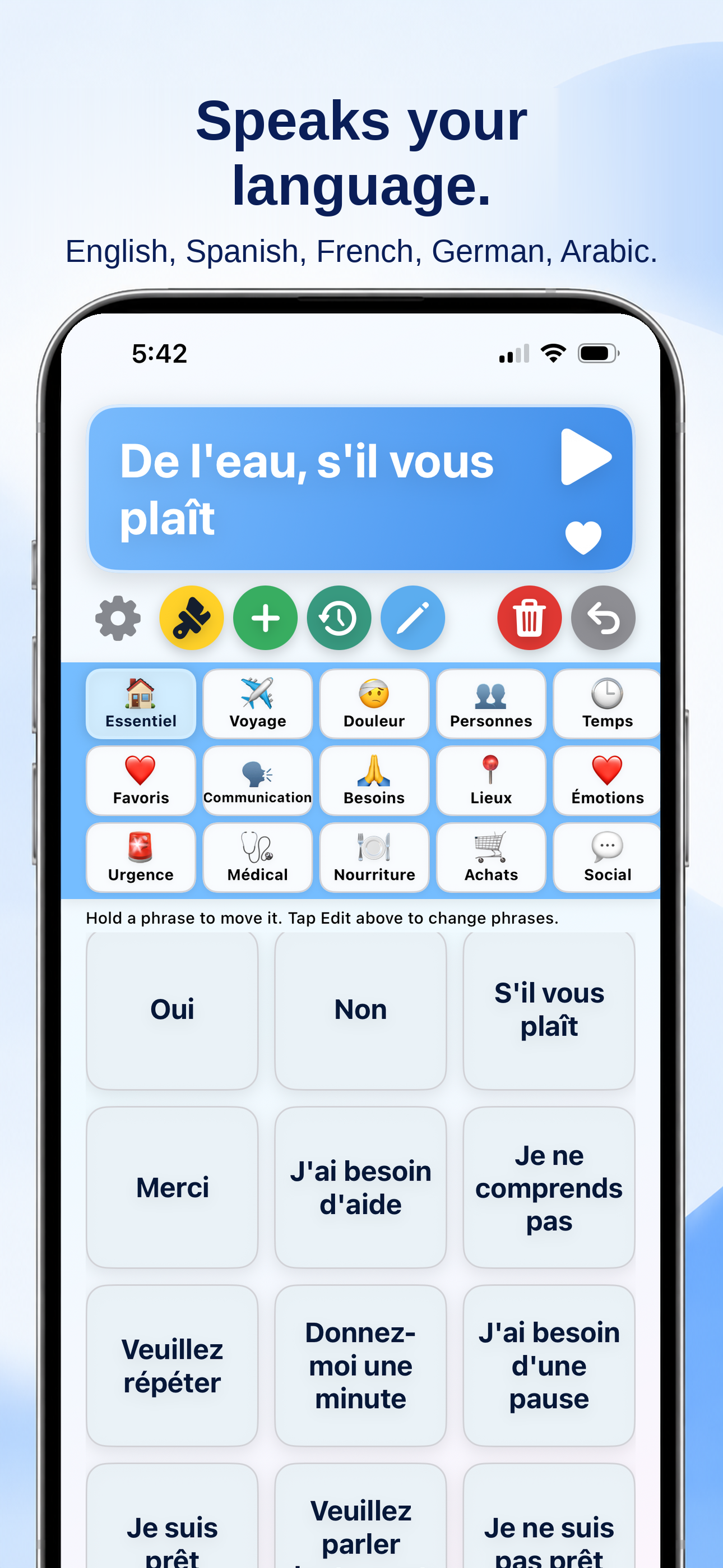 AAC Adult: Text to Speech screenshot 9