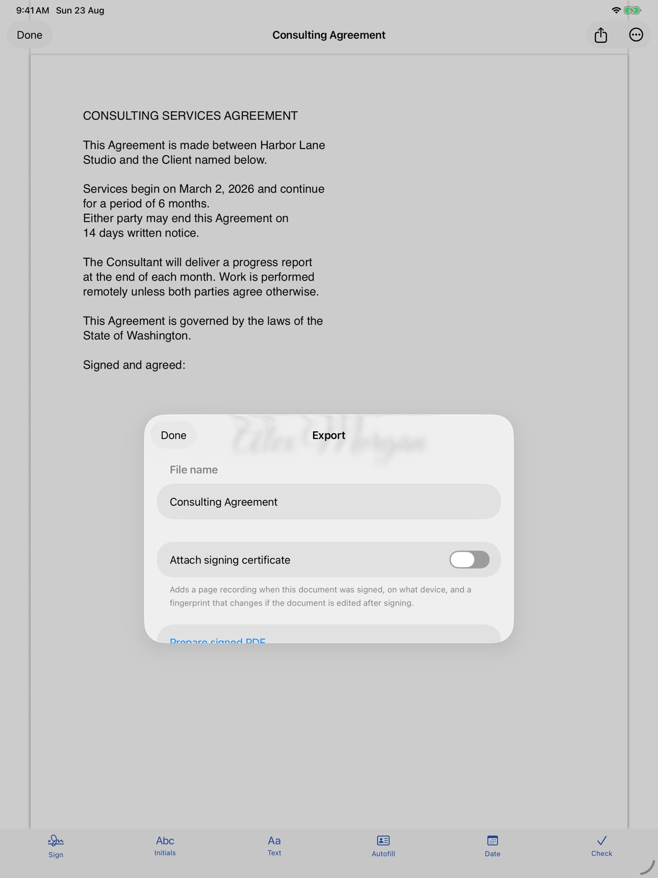 Screenshot 10 of InkSign: Sign PDF Documents