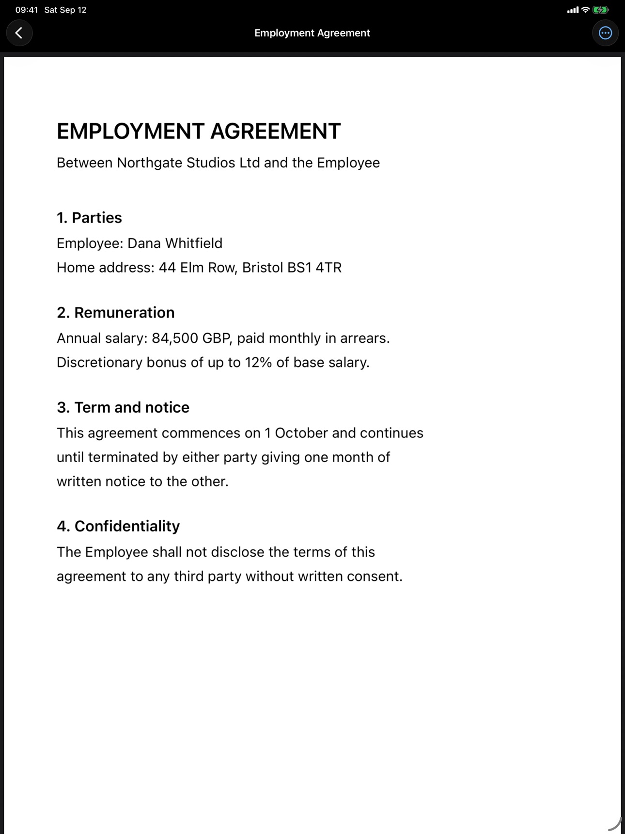 Screenshot 8 of Clean Sheet PDF