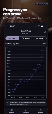 Heft: Workout Strength Tracker Screenshot 6 of 9