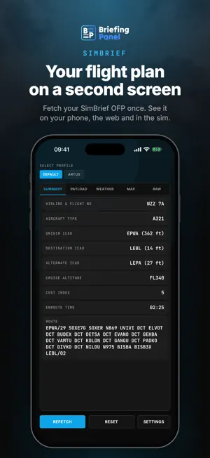 Briefing Panel screenshot 1