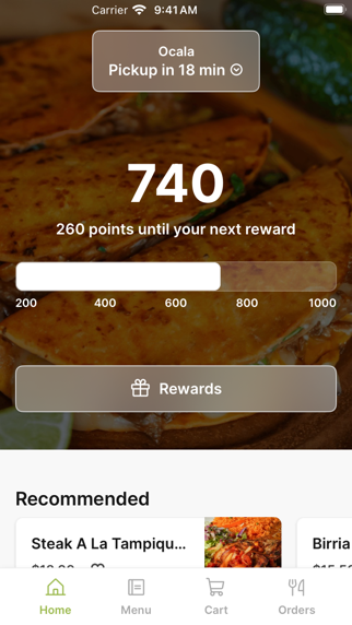 El Mezcal Restaurant To Go iPhone screenshot 1 - Food & Drink app