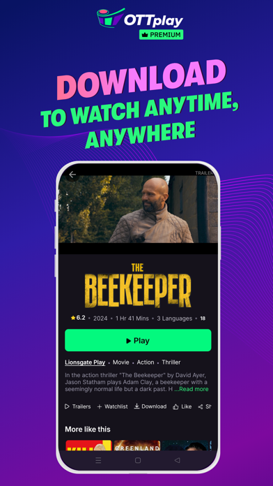 OTTplay iPhone screenshot 6 - Entertainment app