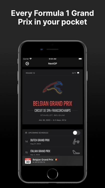 NextGP – Grand Prix Widgets
