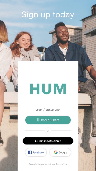 HUM Rideshare Screenshot