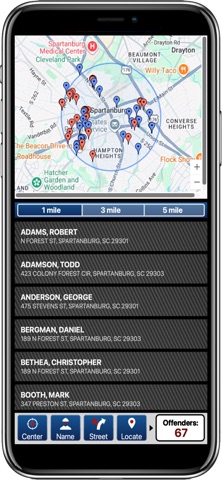 SensorCircle - Offender Map Screenshot 2 of 4