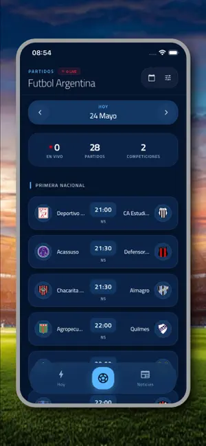 fútbol argentino - en vivo iPhone screenshot 1