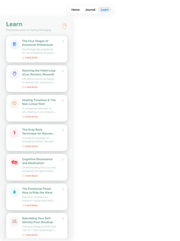 No Contact Tracker - BreakUp iPad screenshot