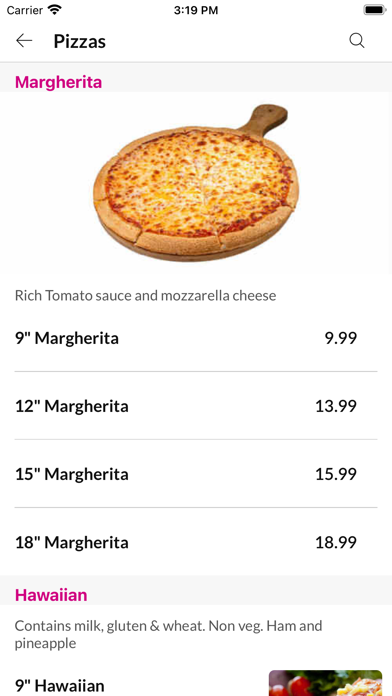Milano Pizza Knaphill Screenshot