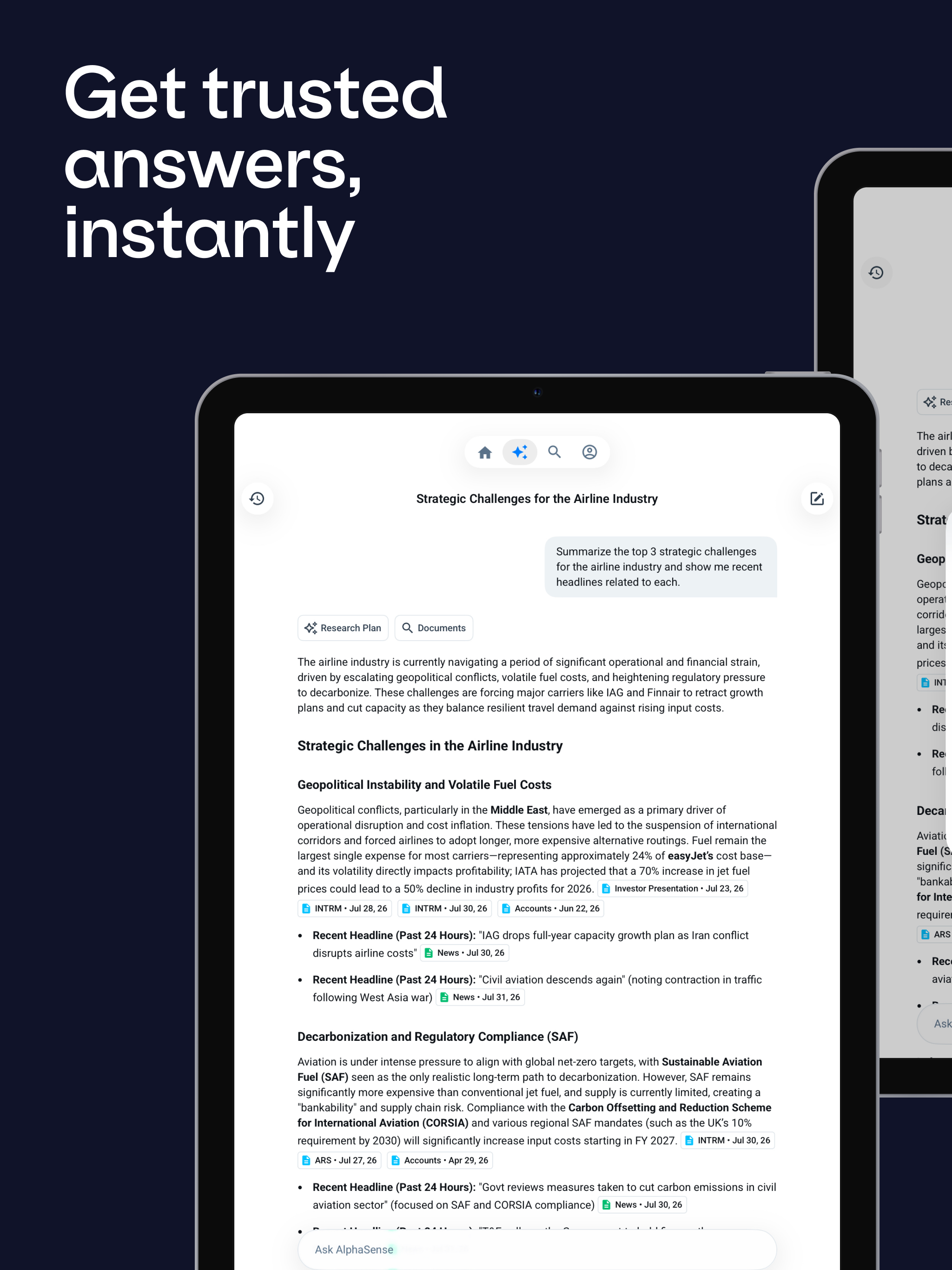 AlphaSense screenshot 9