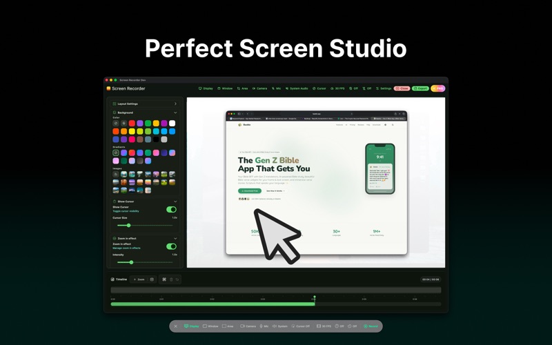 Screen Recorder Studio screenshot