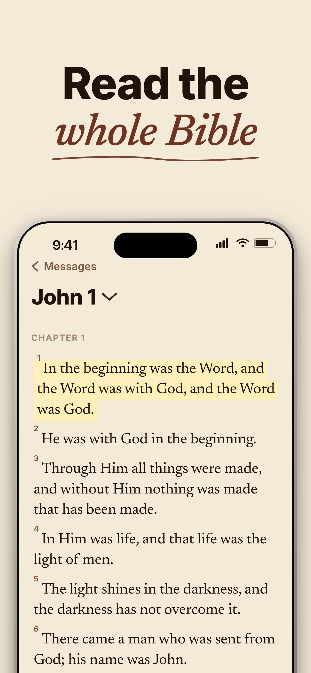 BibleScroll: Christian Focus