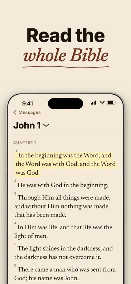Screenshot 6 di 6 di BibleScroll: Christian Focus