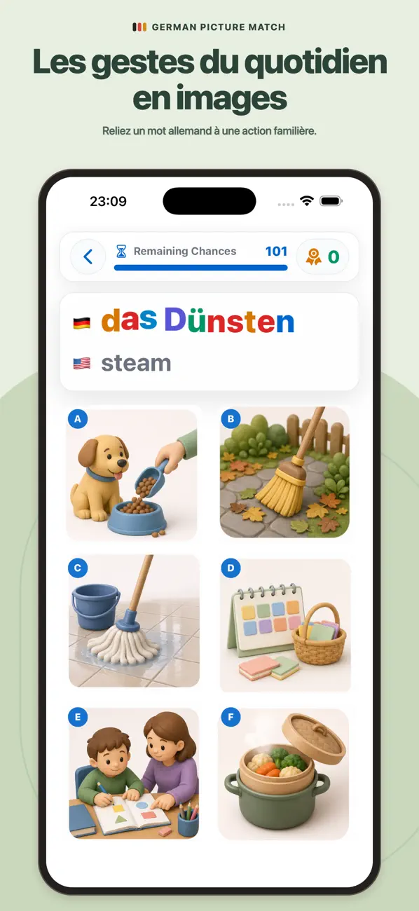 Screenshot #1 pour German Picture Match