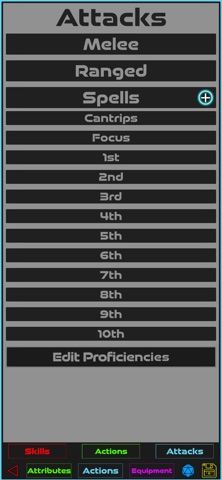 SF2 Character Sheet Screenshot 7 of 8