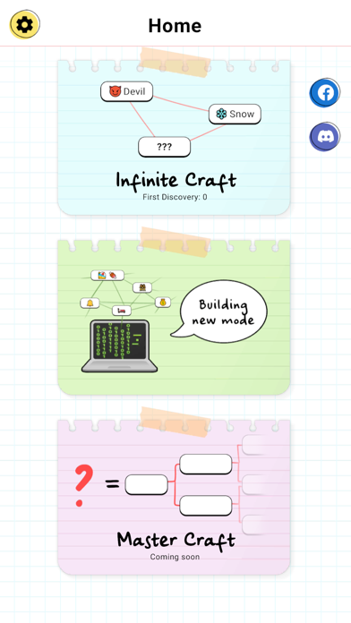 Infinite Craft DIY Screenshot