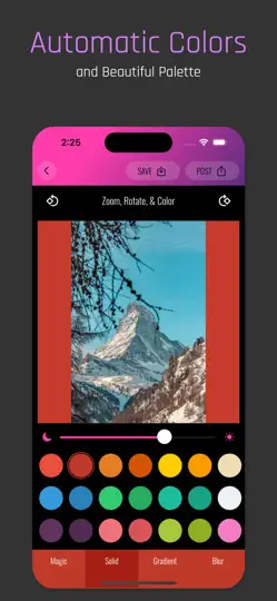 Capture d'écran de PhotoSquare For Instagram sur iPhone 3