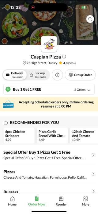 Caspian Pizza, Screenshot 2 of 4