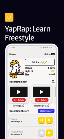 YapRap: Learn Freestyle Screenshot 1 of 8
