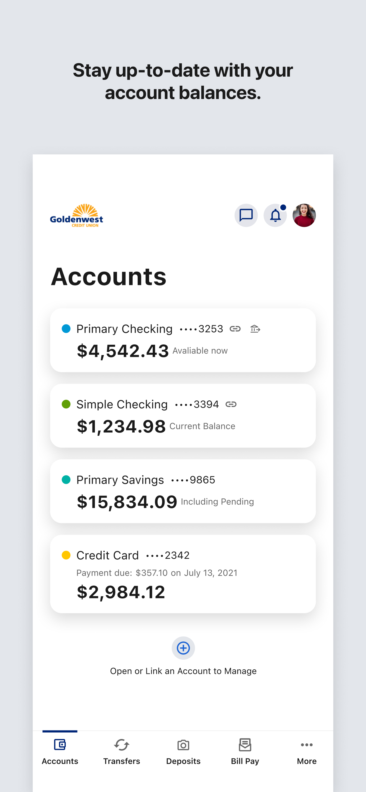 Goldenwest Mobile Banking screenshot 3