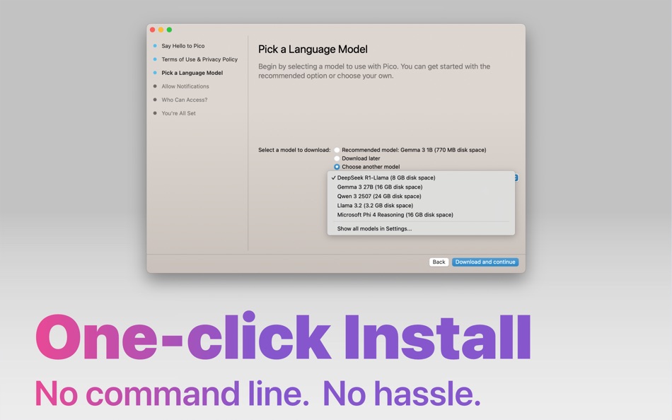#4. Pico AI Server LLM VLM MLX (macOS) Bởi: Starling Protocol Inc