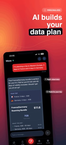 eSimphony: One Global eSIM screenshot