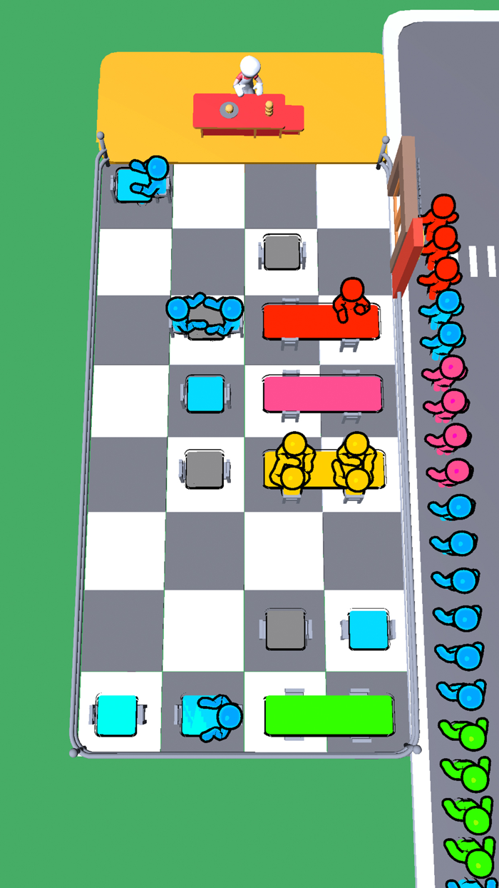 Seat Jam Restaurant Away - 3D