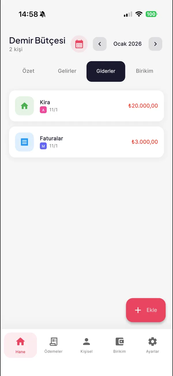 Screenshot #3 pour Budixo – Ev Bütçe Yönetim