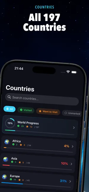 Worldmarks: Countries Visited screenshot 2