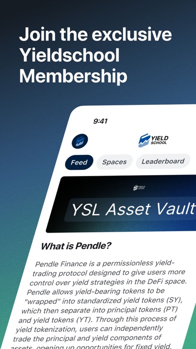 Yieldschool iPhone screenshot 1 - Social Networking app