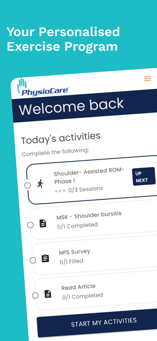 PhysioCare Ltd Screenshot 1 of 4