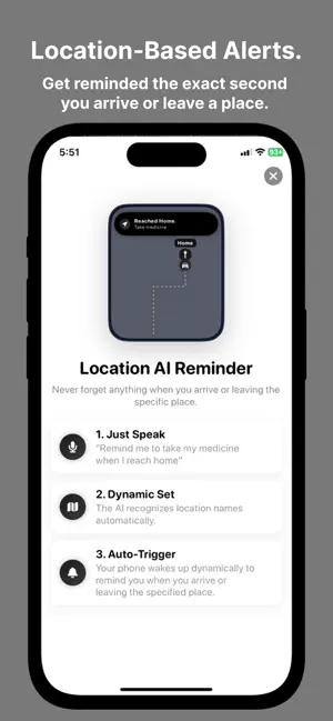 Reminder AI: Voice & GPS Alert screenshot 2