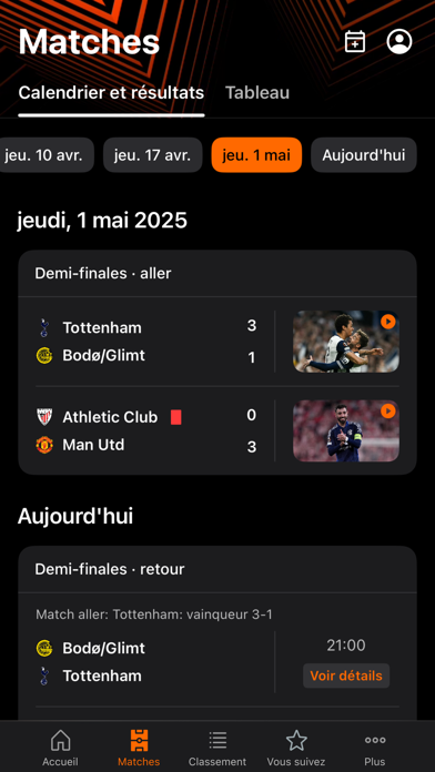 Screenshot #2 pour UEFA Europa League Officiel