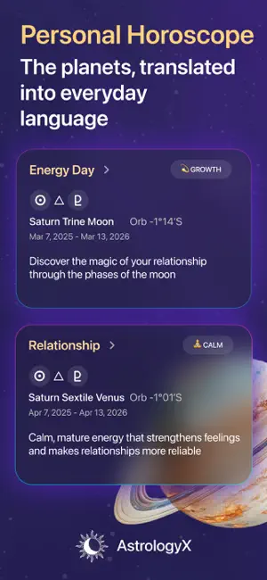 Personal Astrology: AstrologyX screenshot 1