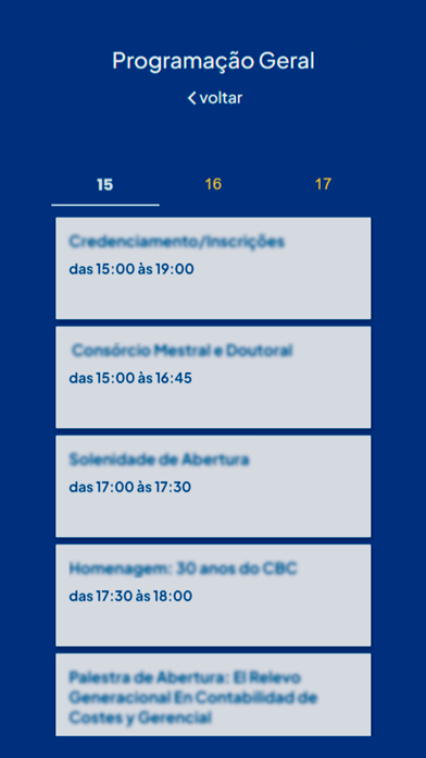 Congresso Brasileiro de Custos Screenshot 5 of 6