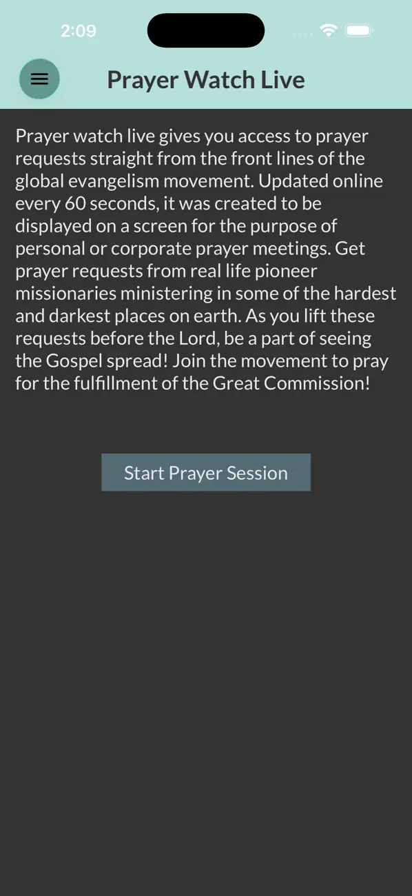 Screenshot #1 pour Prayer Watch Live