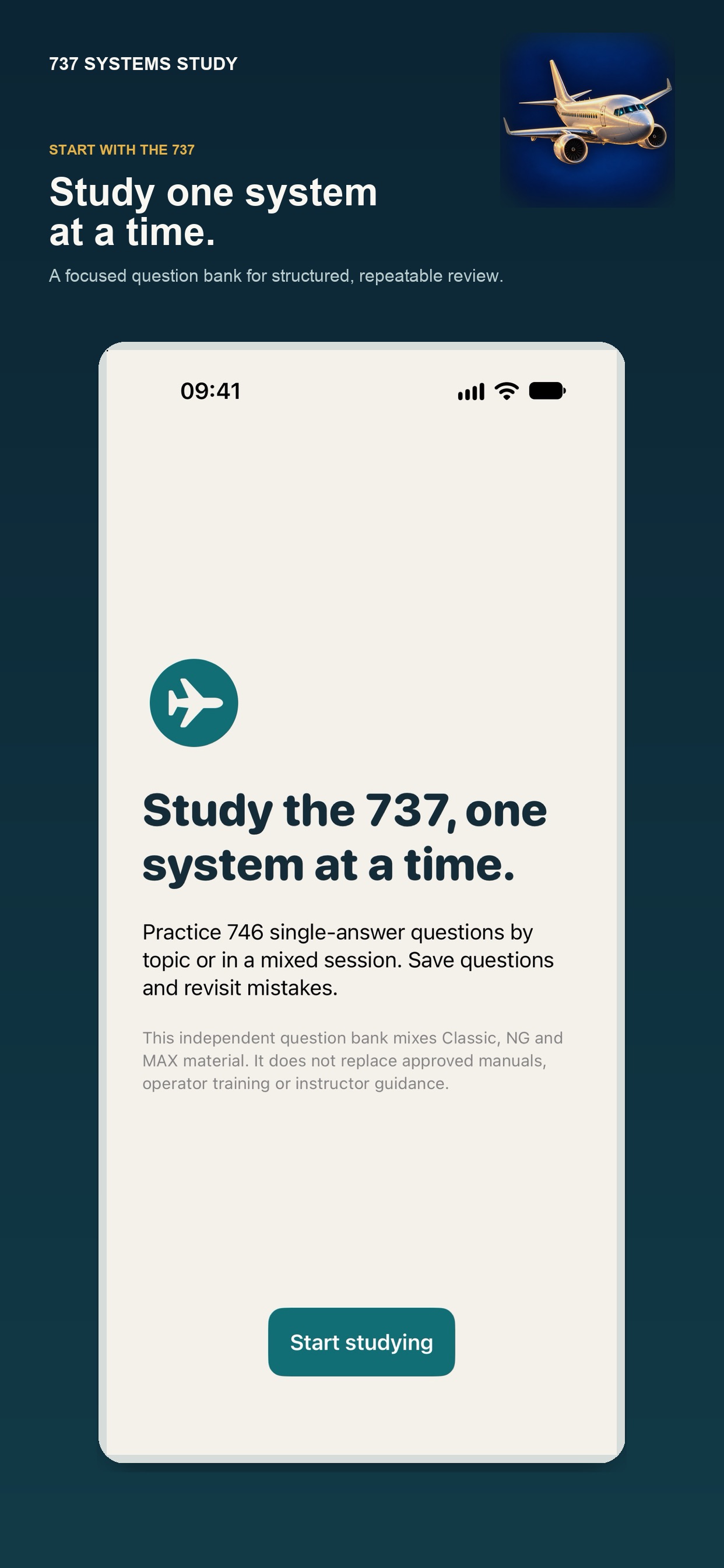 Screenshot 3 of 737 Systems Study